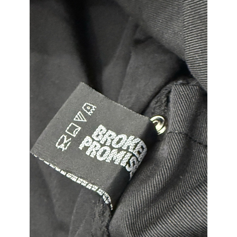Broken Promises Mens Black Rabid Printed Work Jacket XL Chore Canvas NWT Skate‎ - Picture 5 of 9